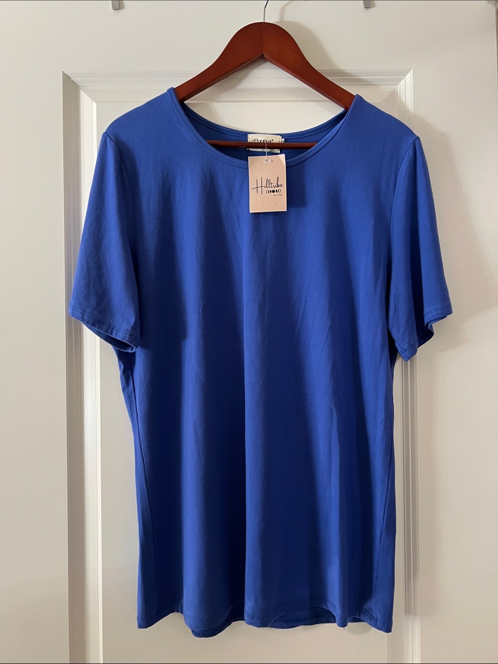 Hallelujah Studio Women’s Cobalt Blue Short-Sleeve Tee